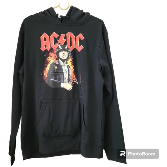 AC/DC hoodie, Men's Music Hoodie,M, black, NWT - Picture 2 of 9